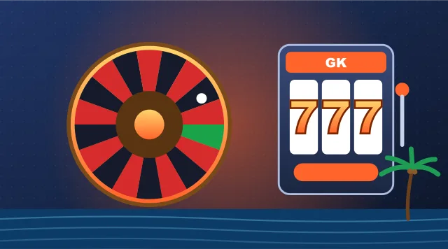 Koło ruletki i automat – lobby Guket Casino